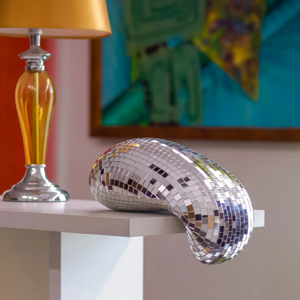 Lunar Disco Smält Dekorativ Bit för Funky Heminredning Carvallo