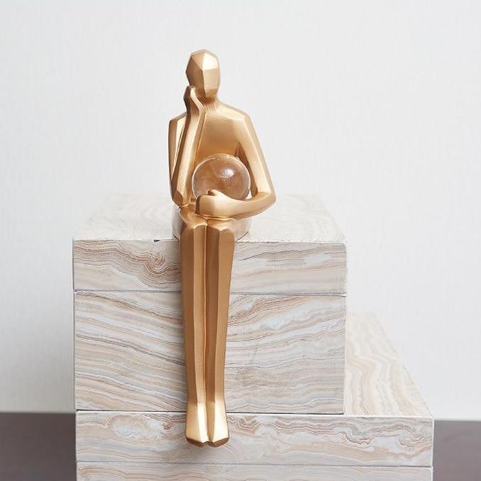 Marrakech Resin Skulptur För Elegant Heminredning Accent Carvallo