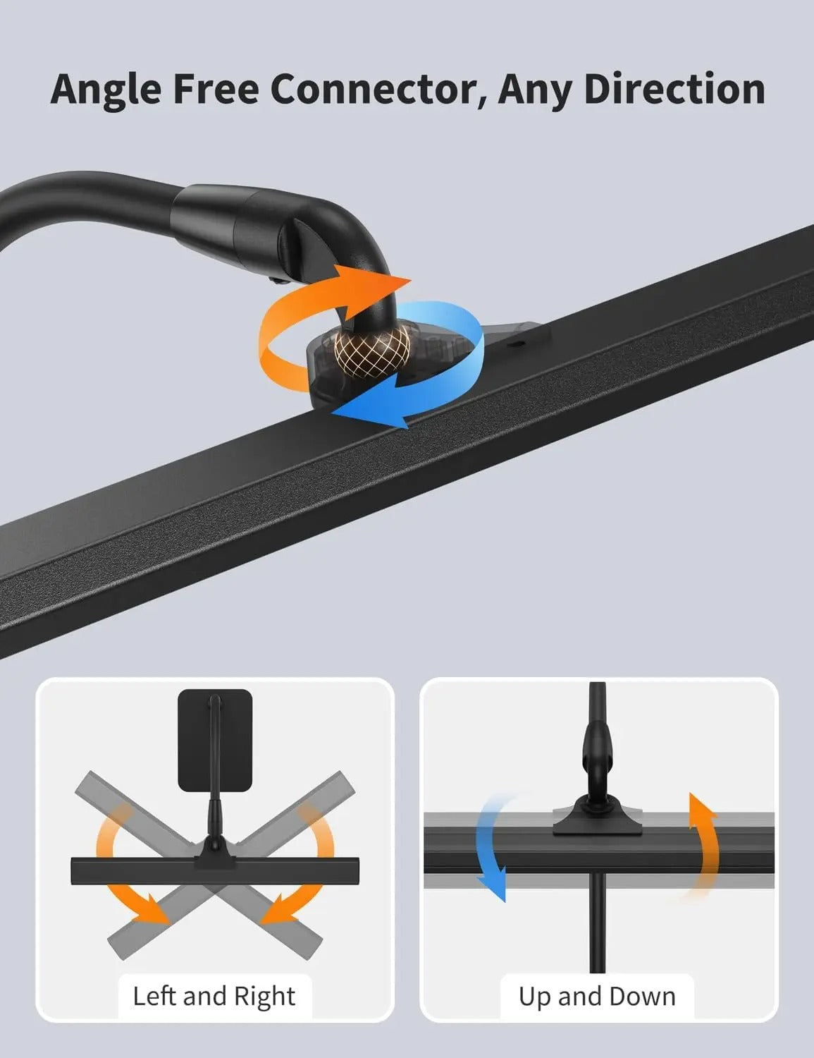 Modern LED Skrivbordslampa med Flexibel Gåslan och Dimbar Ljusstyrka Carvallo
