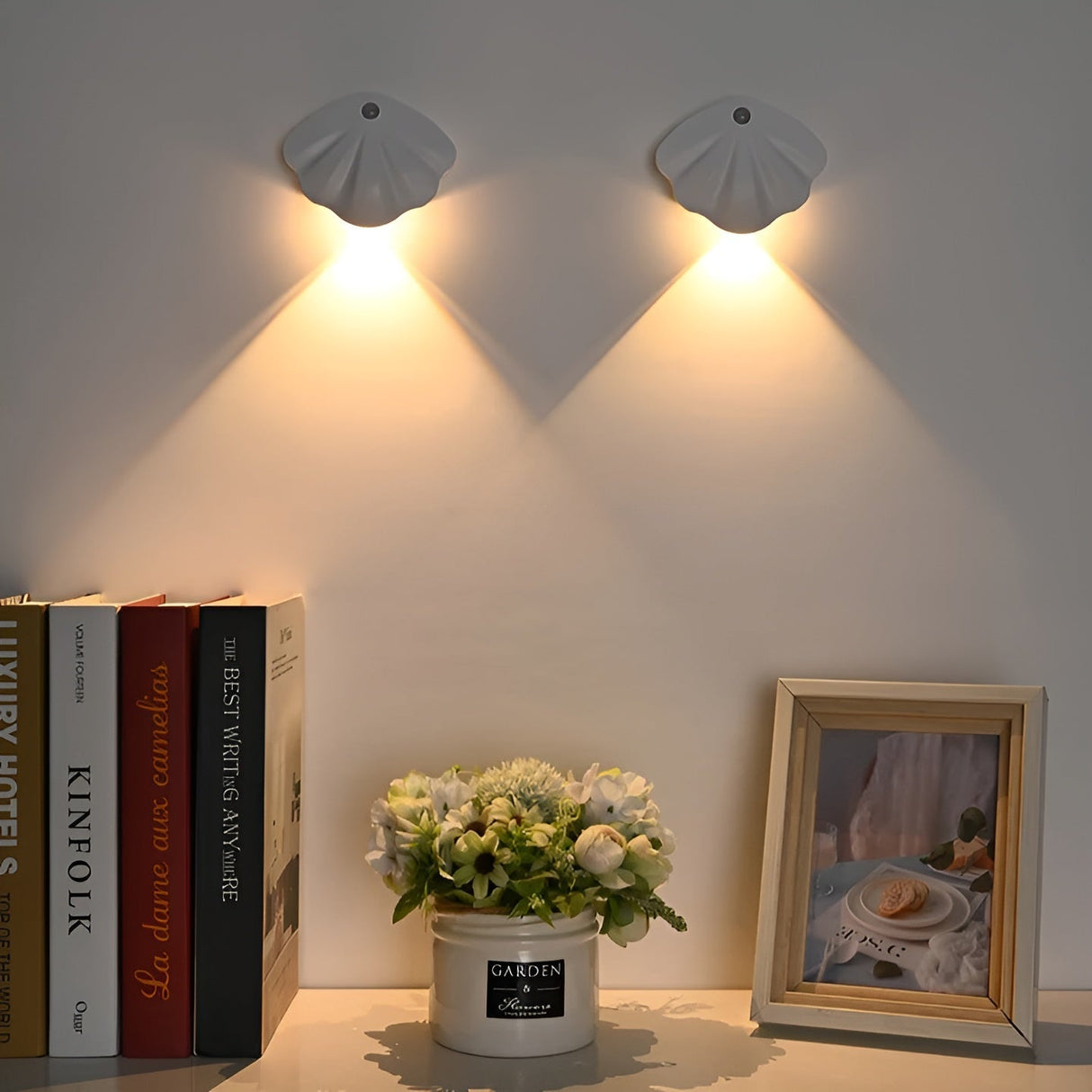 Rörelse sensor LED-lampa – Trådlös & dimbar | USB-uppladdningsbar för trappor & inomhus Carvallo