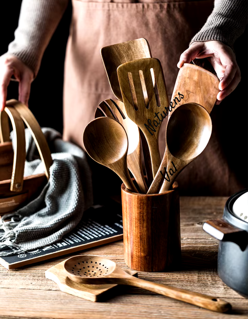 Naturens Val Köksset – Originalet-VaruZ-Set om 9 (ink redskapsställ+skedhållare)-Hemnix