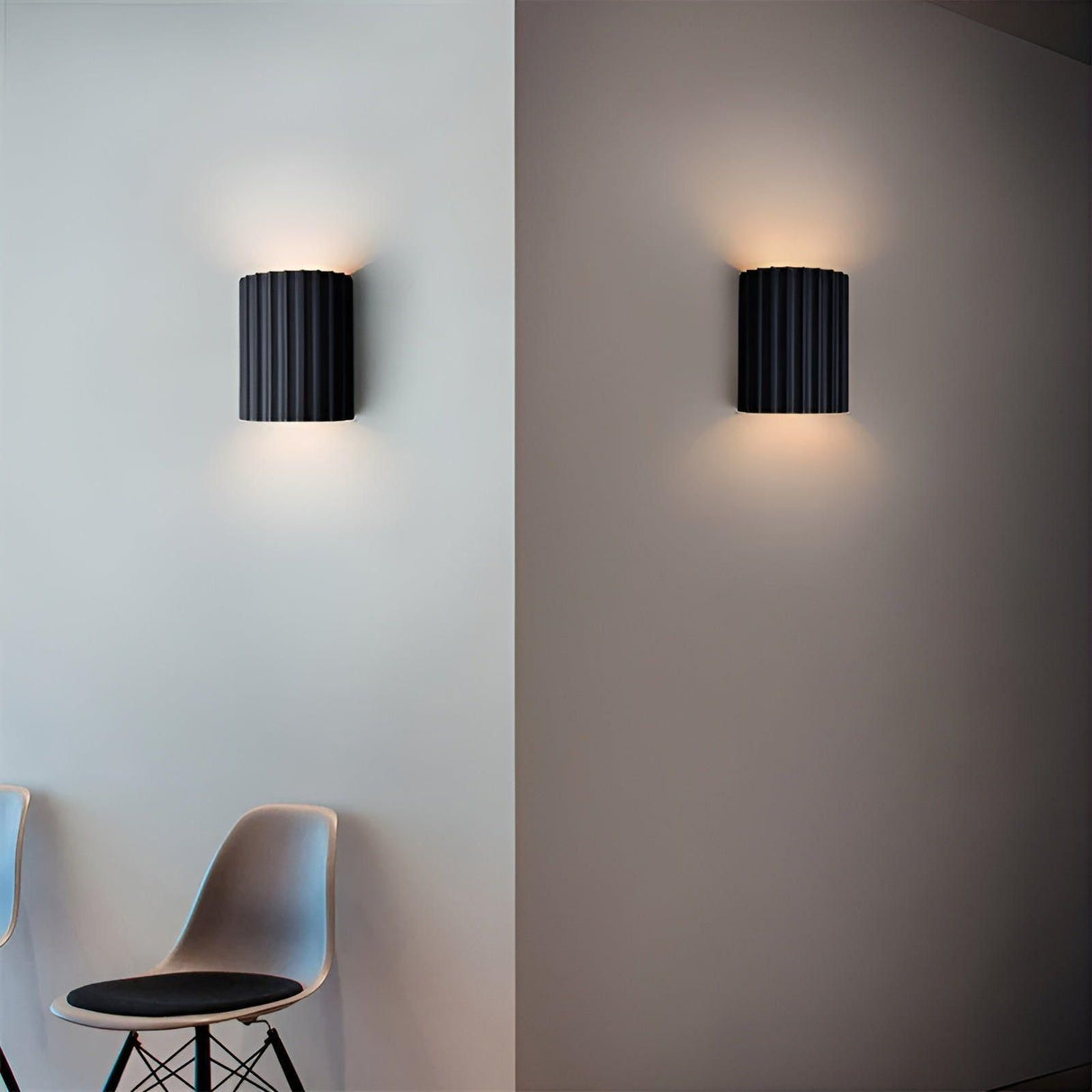 LuminaChic Sconce - Minimalistisk modern LED-vägglampa Carvallo