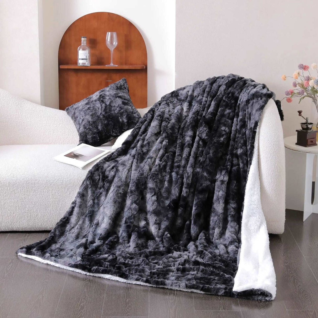 Carvallo – Dubbel-Lager Fluffy Sängöverkast med Lyxig Komfort Carvallo