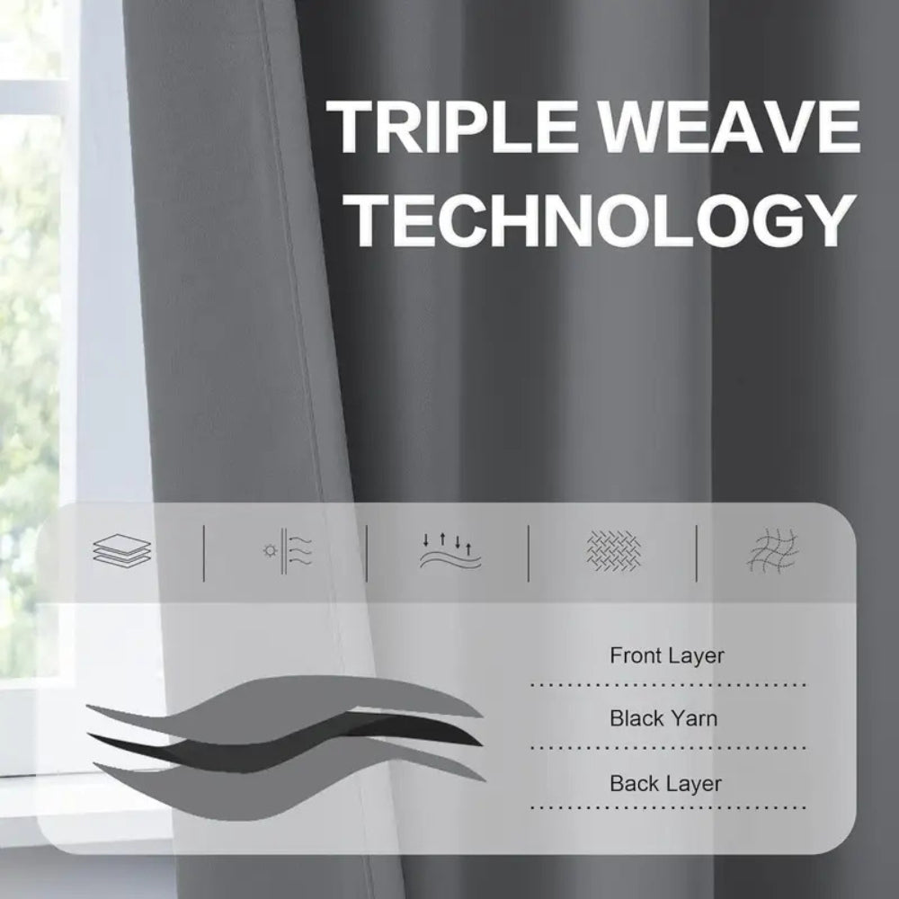 Noiréa Termiska Mörkläggningsgardiner Carvallo