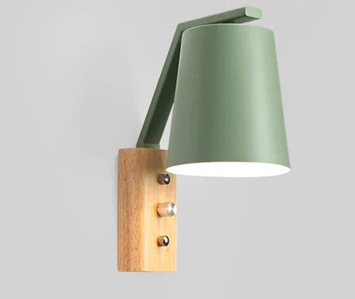 WoodLume – Modern LED Vägglampa i Trä för Vardagsrum och Sovrum Carvallo