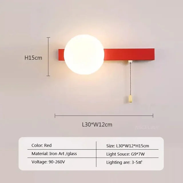LumiNordic - Minimalistisk Vägglampa Carvallo