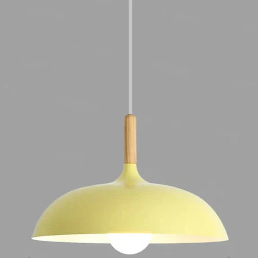 Skandinavisk Pendellampa | Ek & Järn | Justerbar Höjd | E27 Lampa | Minimalistisk Nordisk Design Carvallo