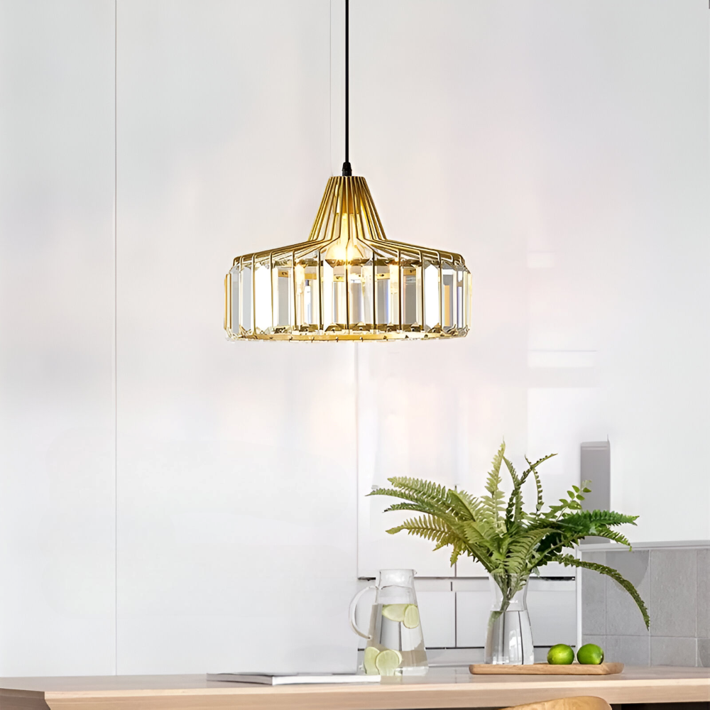 LuxeNord Crystal Pendellampa – Modern LED Taklampa i Elegant Design Hemnix
