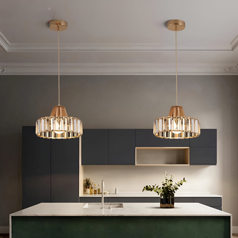 LuxeNord Crystal Pendellampa – Modern LED Taklampa i Elegant Design Hemnix