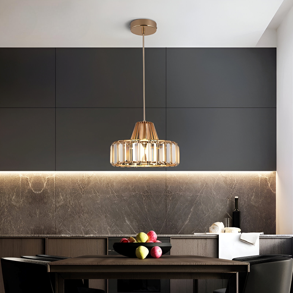LuxeNord Crystal Pendellampa – Modern LED Taklampa i Elegant Design Hemnix