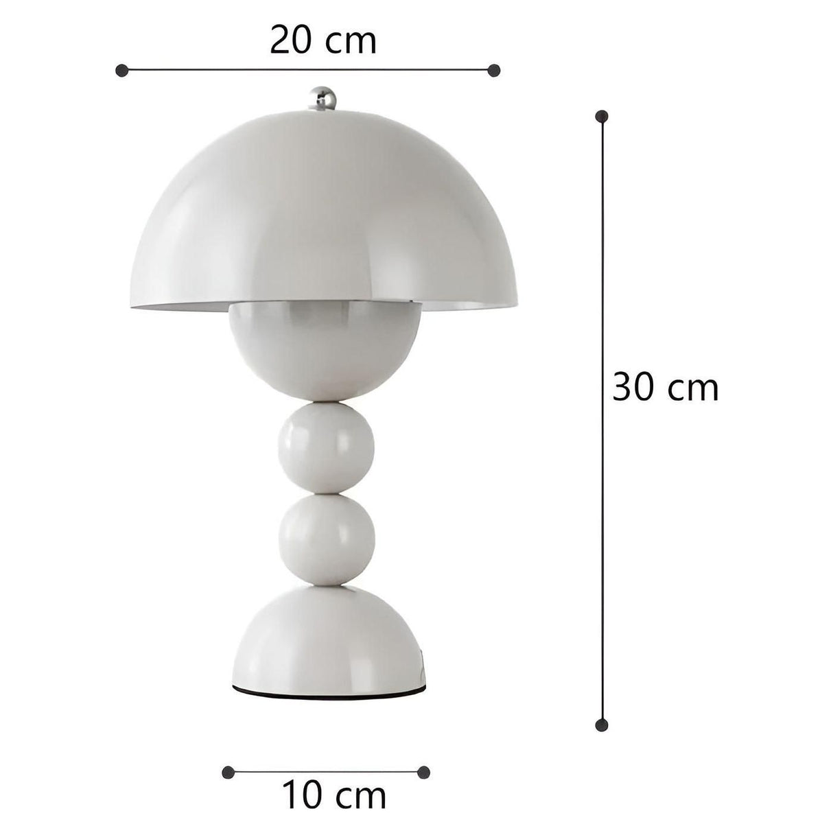 DimGlow Light – Nordisk LED-Dimmbar Bordlampa Carvallo