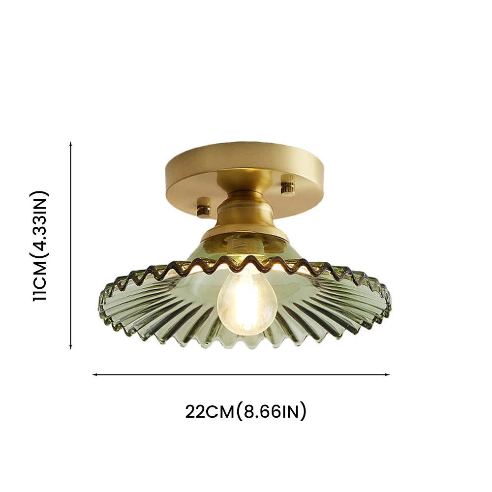 Taklampa Modern Glas Semi Flush Lampa Carvallo
