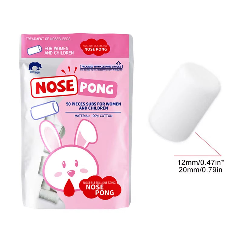 Näsblodsstoppare - Nose Pong-Hemnix-12x20mm (Vuxna)-Hemnix