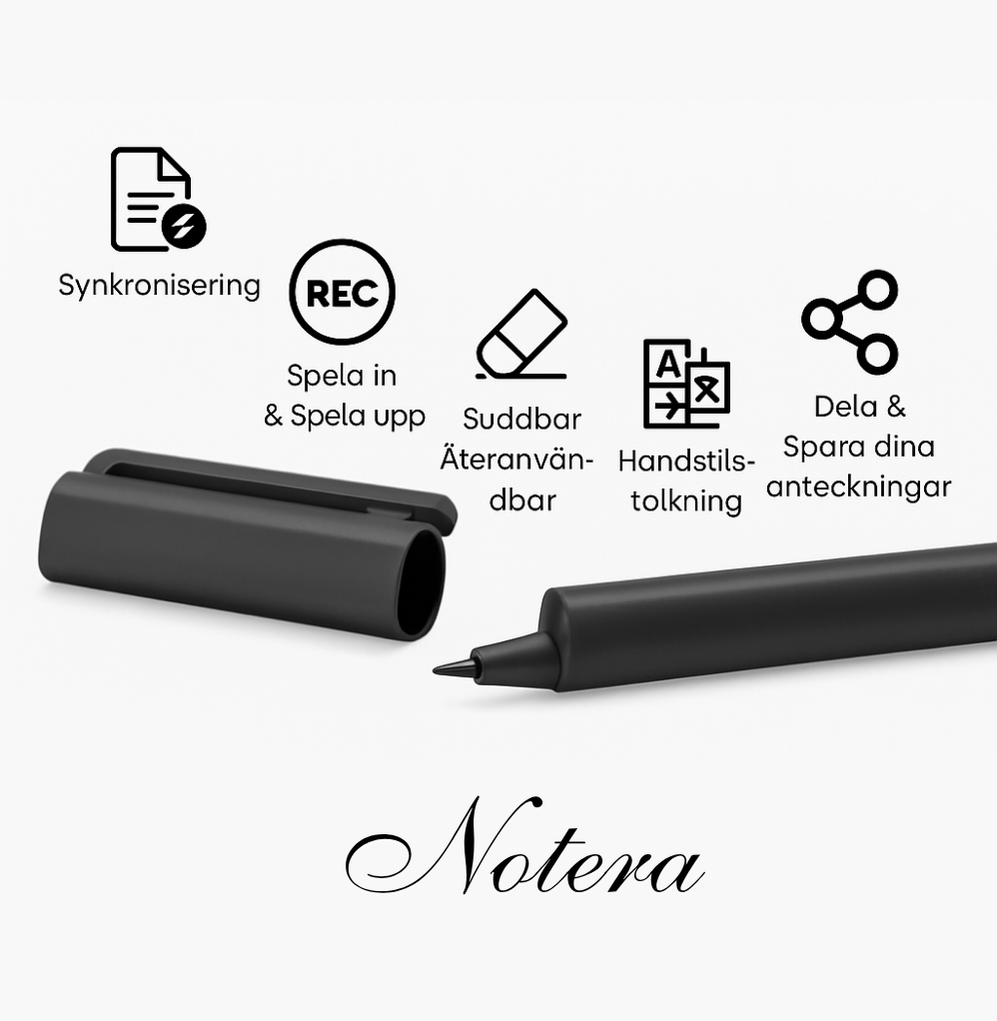 Notera – Smart Digital Anteckningsbok med Penna och App-VaruZ-Hemnix