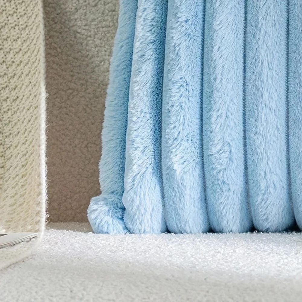 Nouvia Fusk Päls Plush Kuddeöverdrag Carvallo