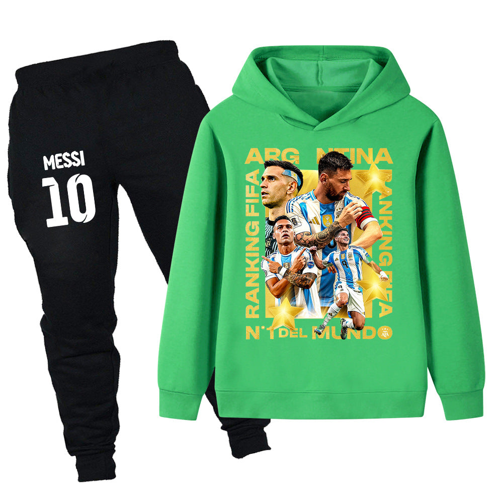 Lionel Messi Träningsoverall för Barn - Argentina - Tracksuit Footballdinho