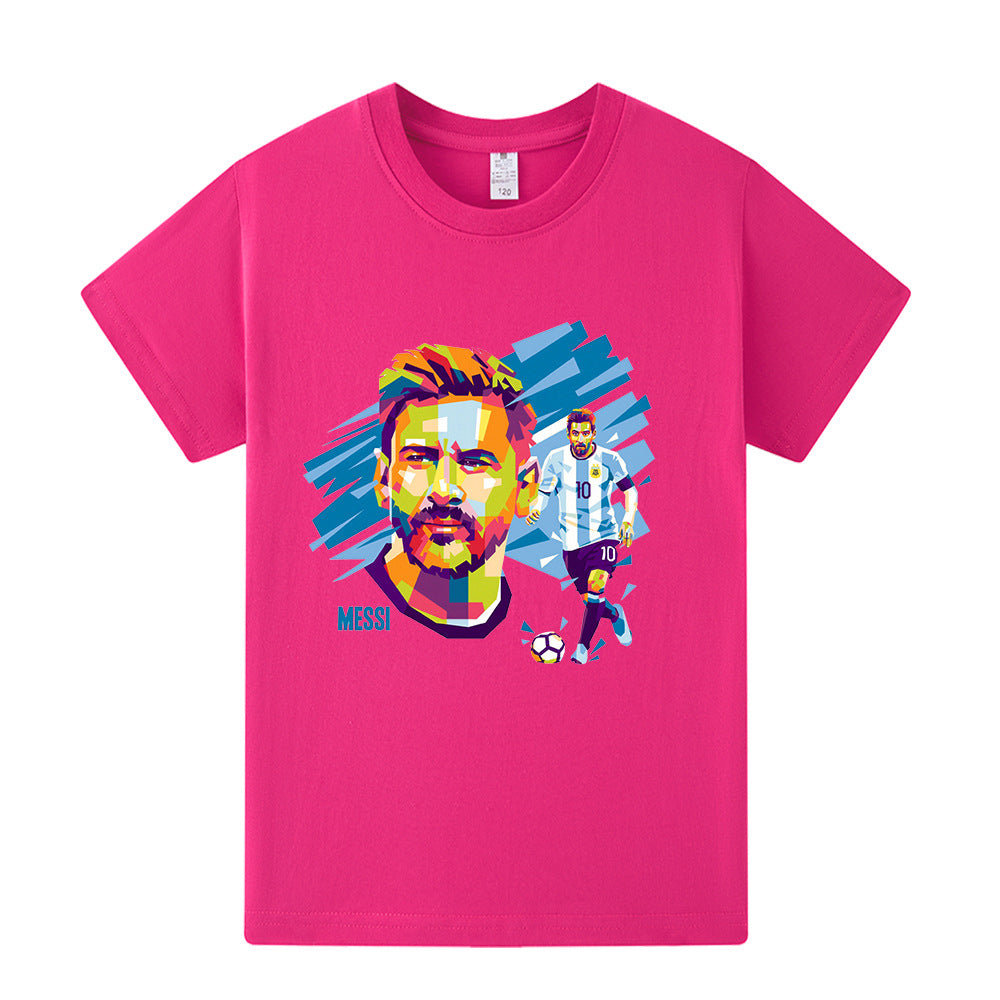 Lionel Messi Fotbolls T-shirt för Barn - Cool Design Footballdinho
