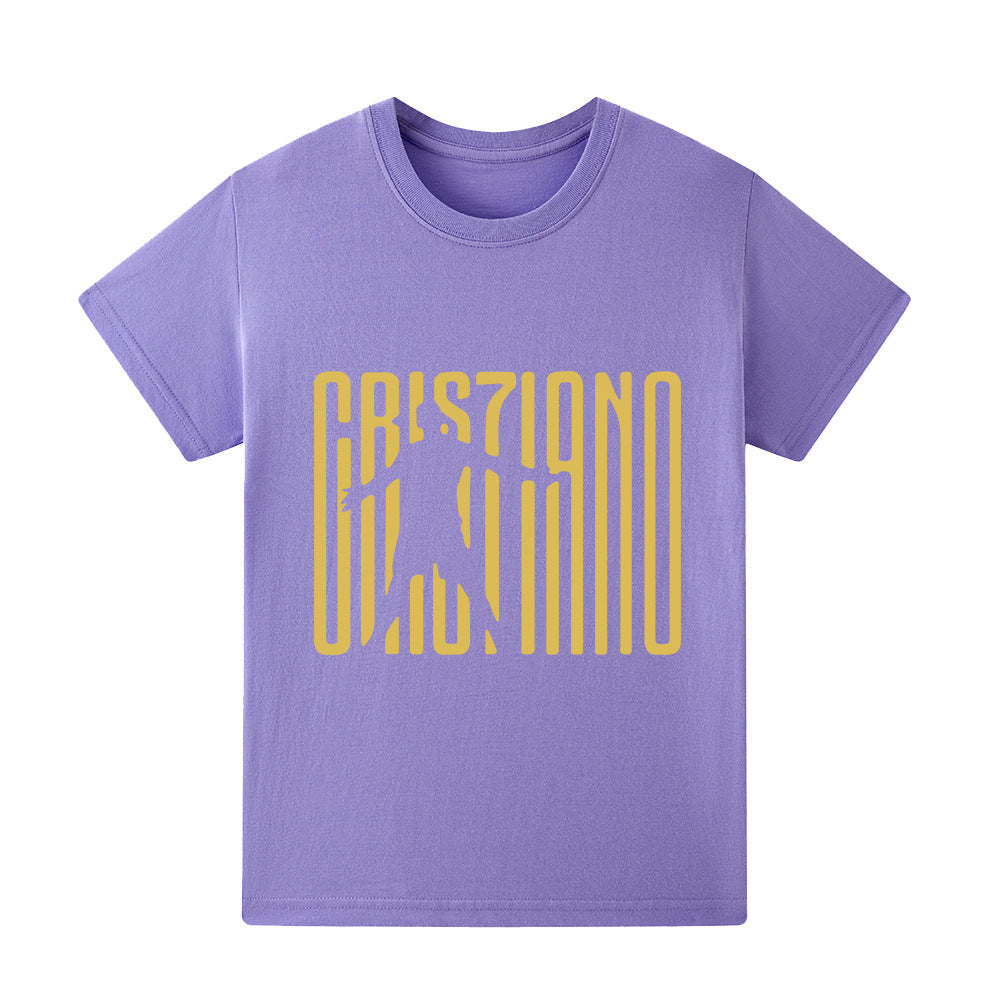 Ronaldo Fotbolls T-shirt för Barn - Bekväm Footballdinho