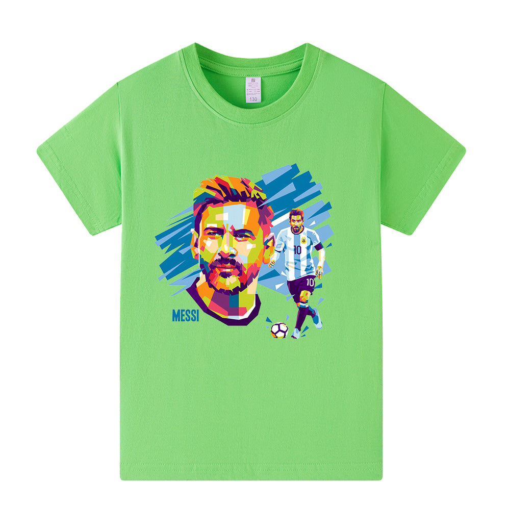 Lionel Messi Fotbolls T-shirt för Barn - Cool Design Footballdinho