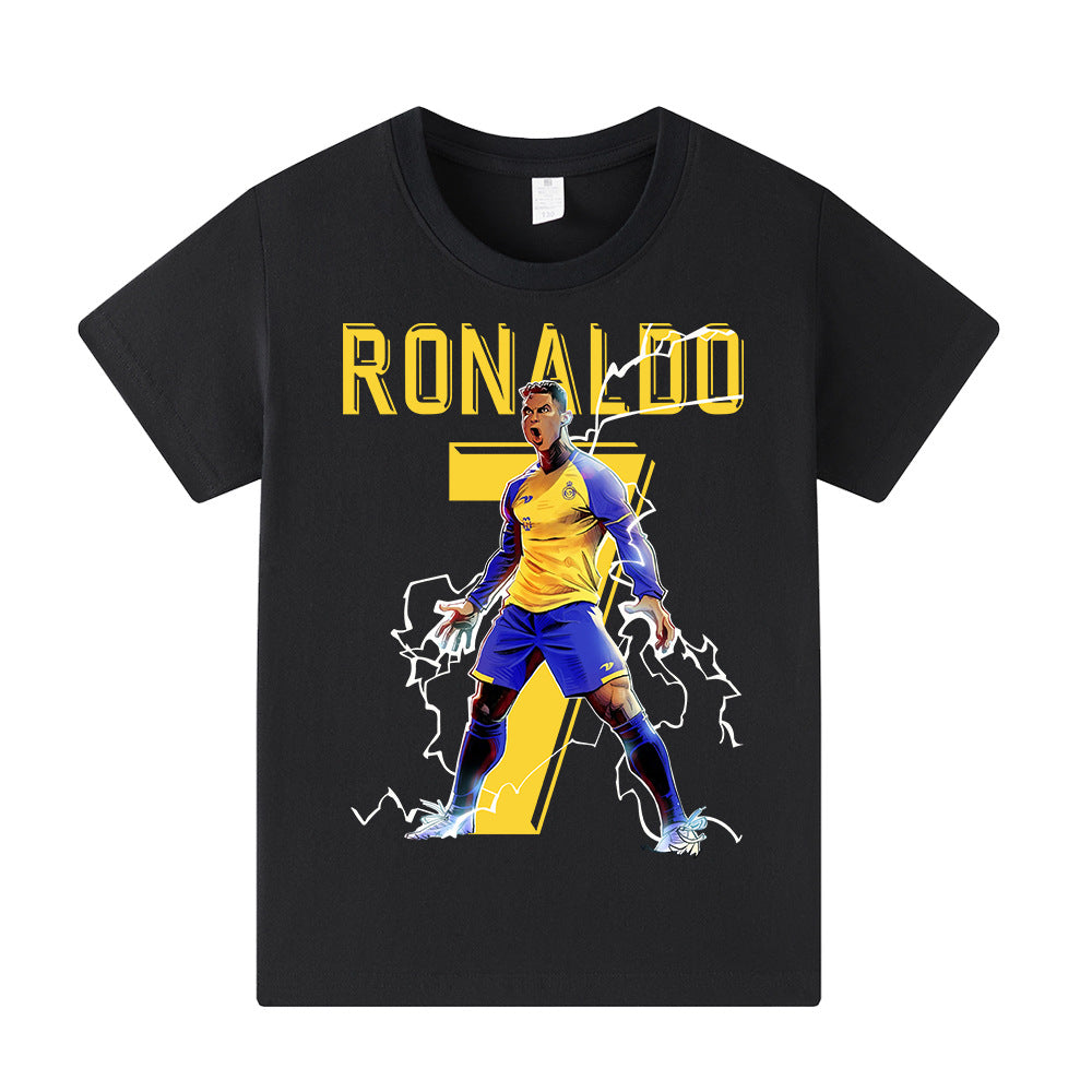 Ronaldo Fotbolls T-shirt för Barn - Al Nassr Footballdinho
