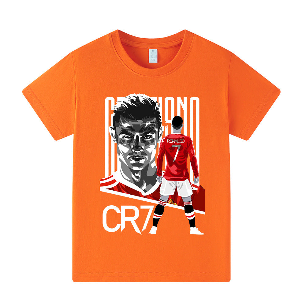 Cristiano Ronaldo Fotbolls T-shirt för Barn - Manchester United Footballdinho