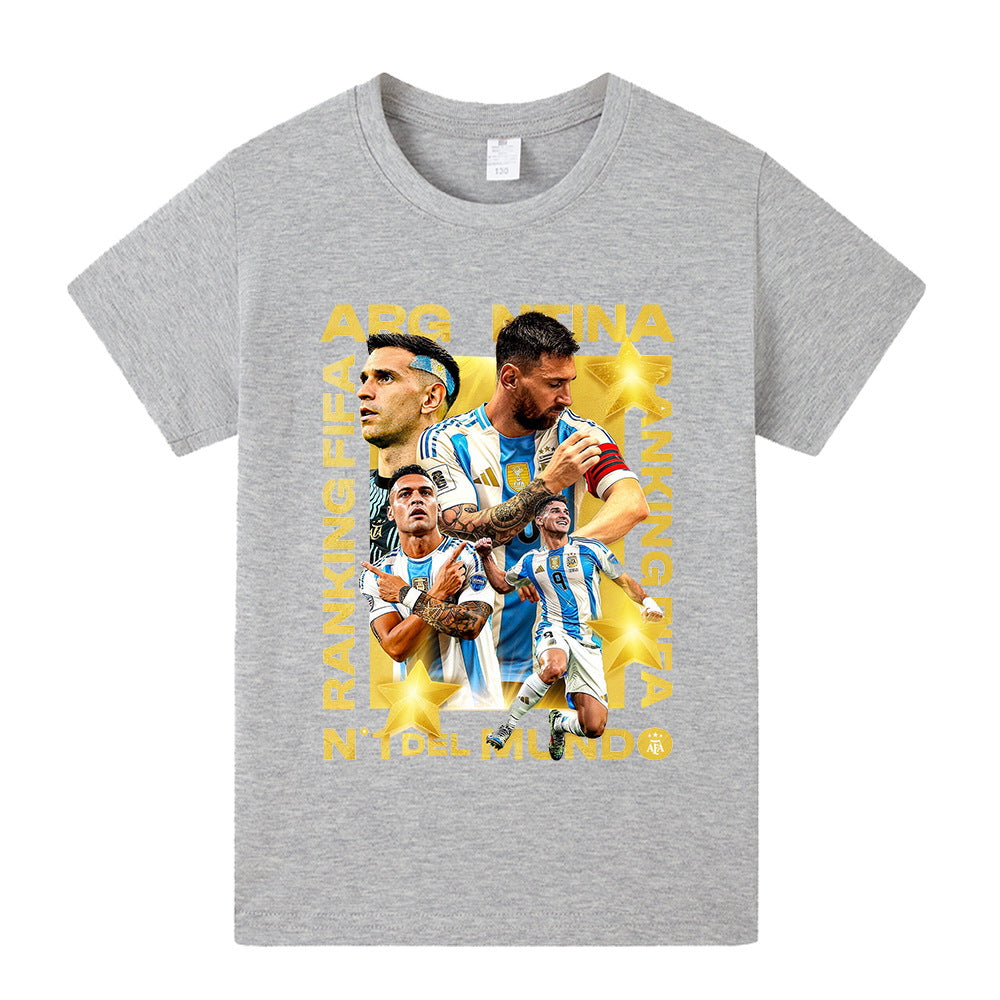 Lionel Messi Fotbolls T-shirt för Barn - Sportig Footballdinho