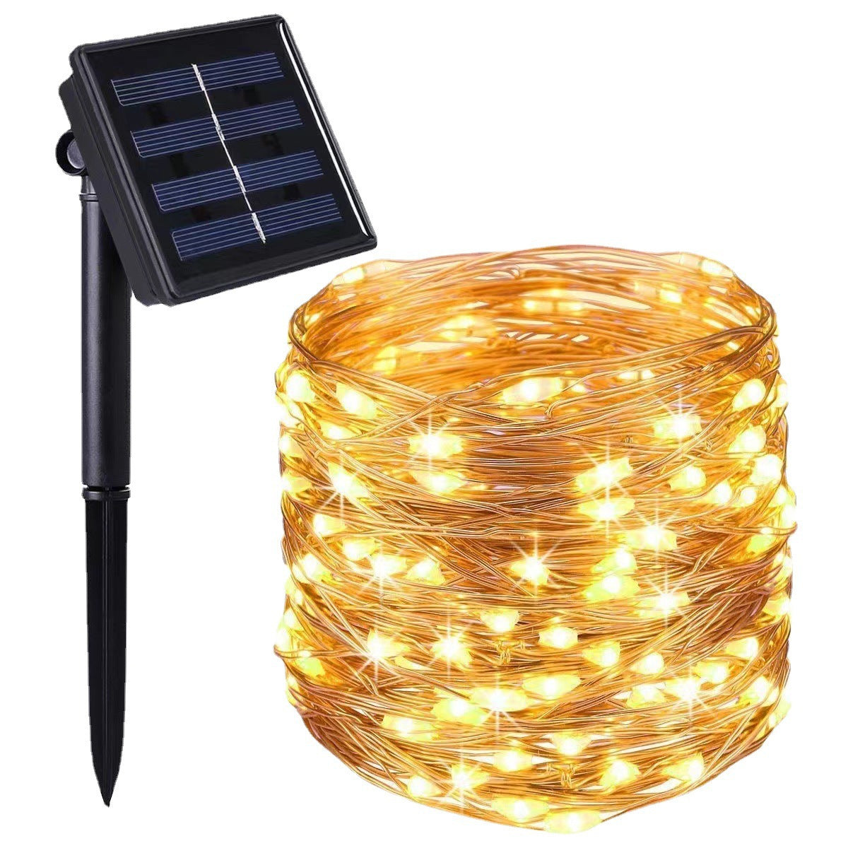 Vattentålig ljusslinga med solenergi Carvallo