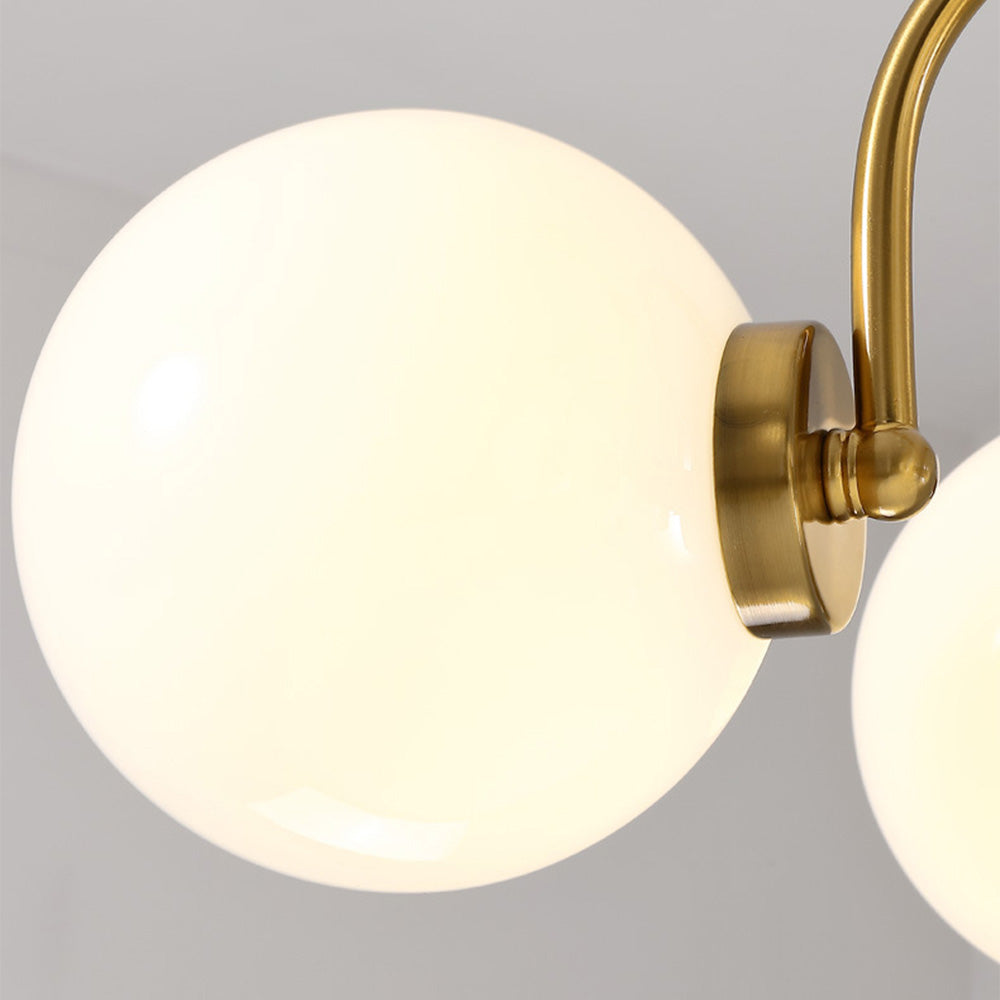 Modern Chrome Kandelaber | Nordisk Glas Taklampa | Nutida Pendellampa | 220V–240V | Brick by Brick Carvallo