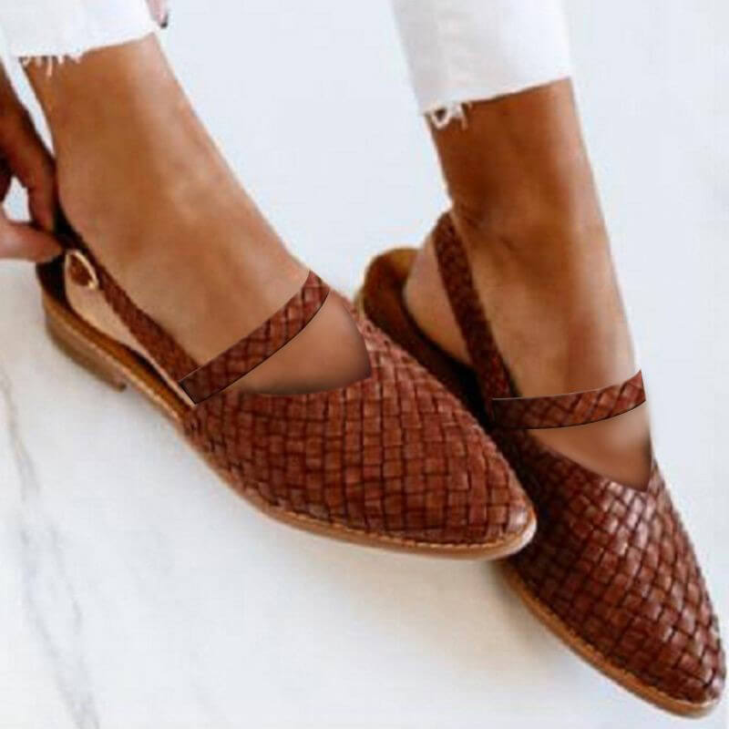 Den unika och bekväma sandalen-Shoes for Women-Hemnix-Dunkelbraun-35-Hemnix