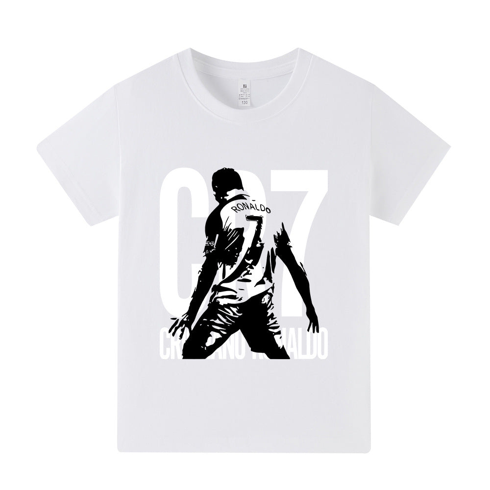 Cristiano Ronaldo Fotbolls T-shirt för Barn - Sportig Footballdinho