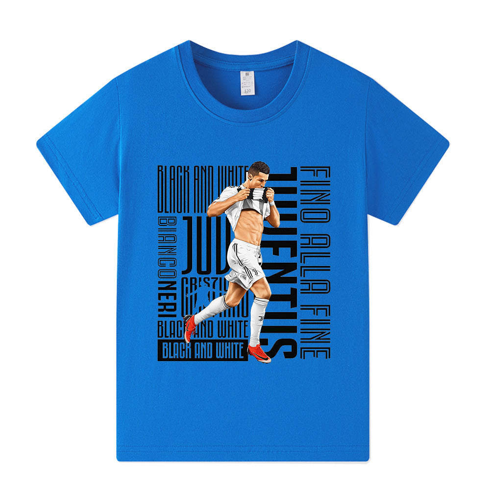 Ronaldo Fotbolls T-shirt för Barn - Juventus Footballdinho