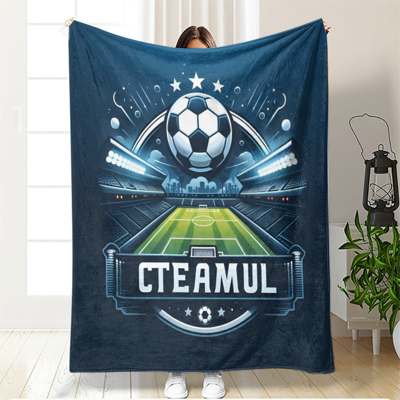 Fotbollsfilt - Tecknad Footballdinho