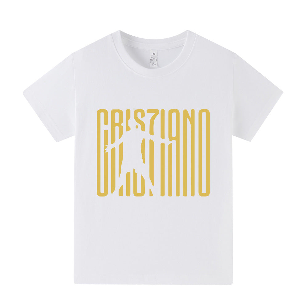 Ronaldo Fotbolls T-shirt för Barn - Bekväm Footballdinho