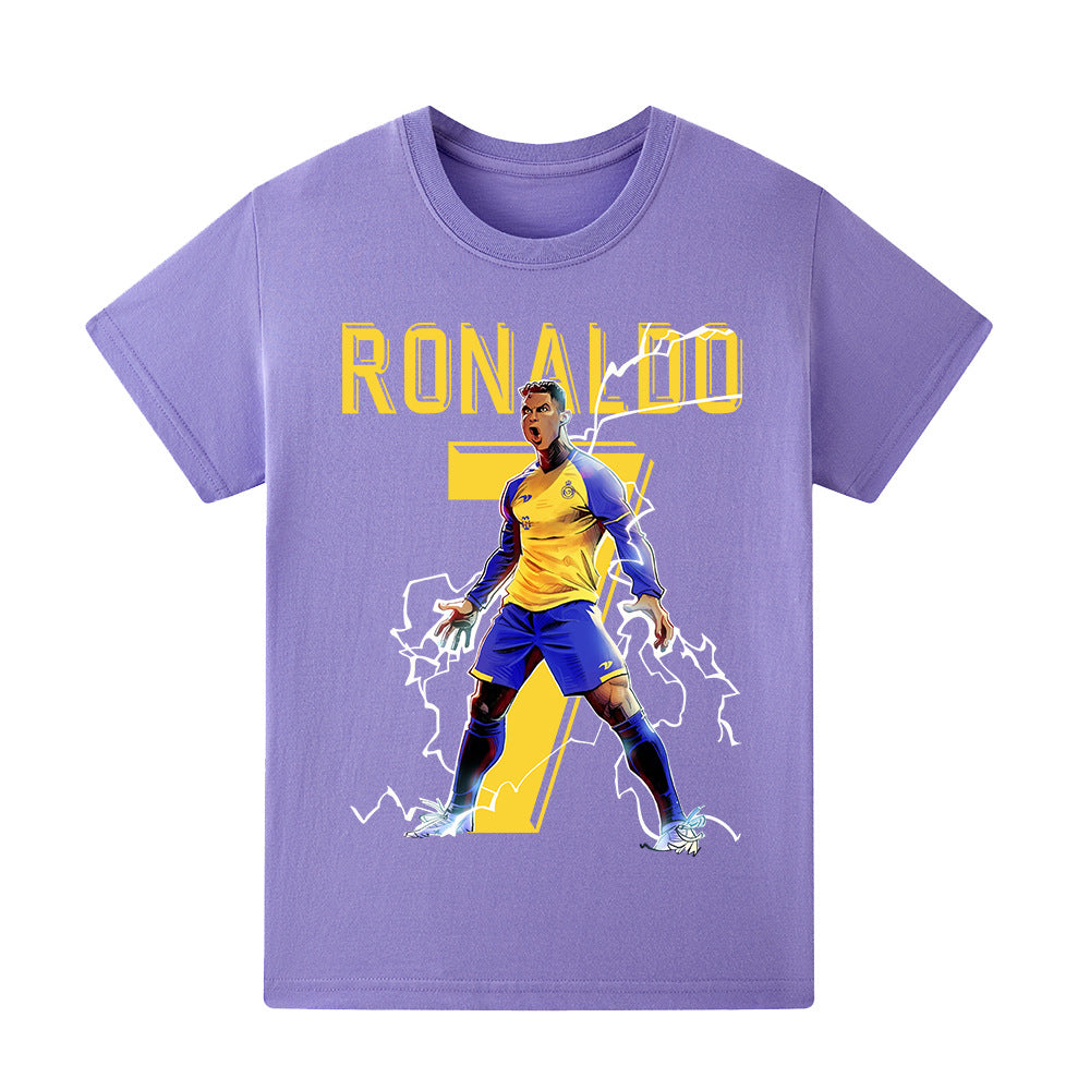 Ronaldo Fotbolls T-shirt för Barn - Al Nassr Footballdinho