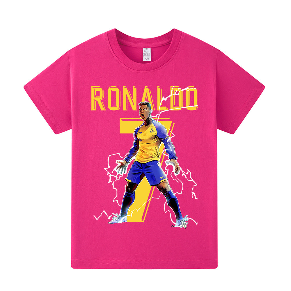 Ronaldo Fotbolls T-shirt för Barn - Al Nassr Footballdinho
