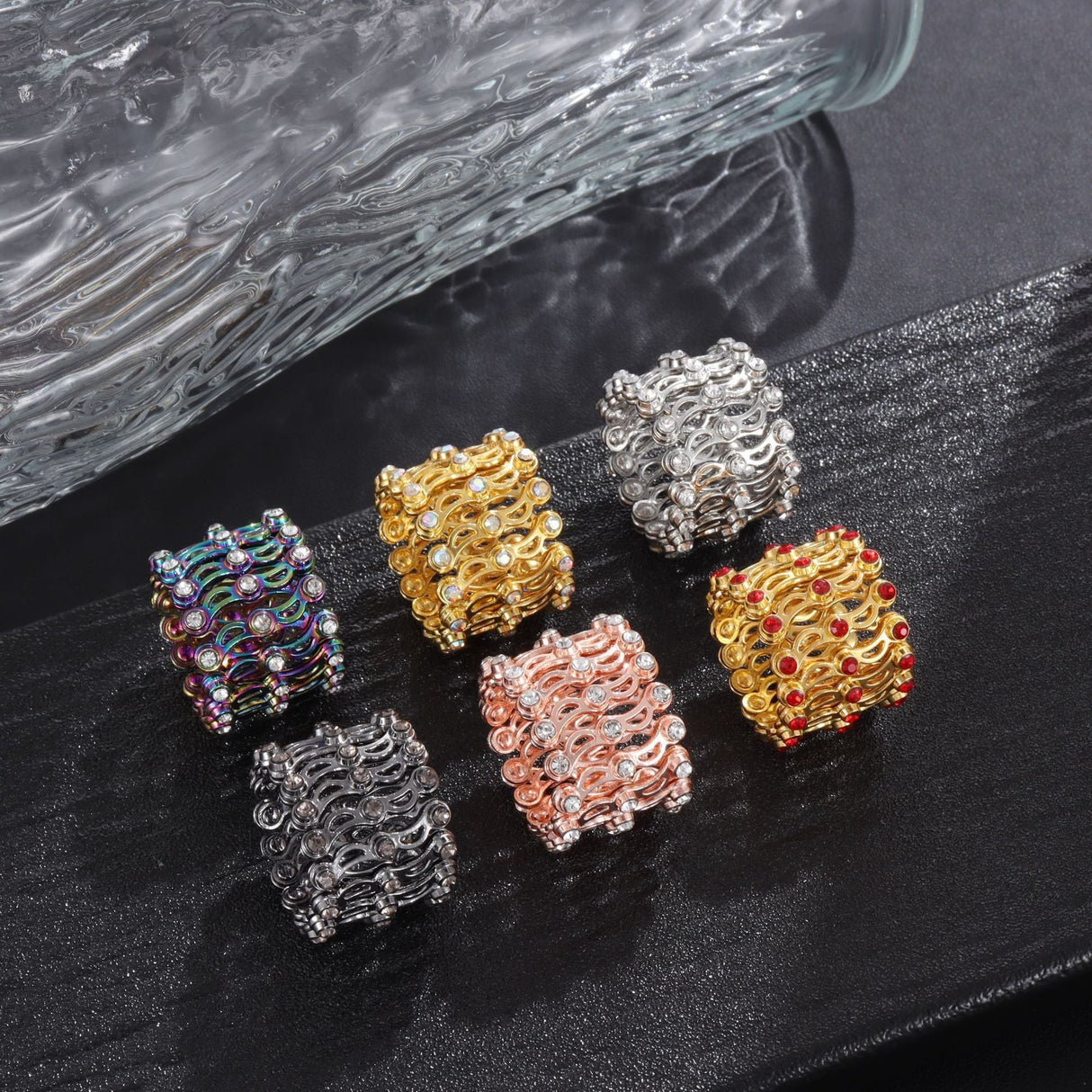 2-i-1-Magisk utvidbar ring och armband Carvallo