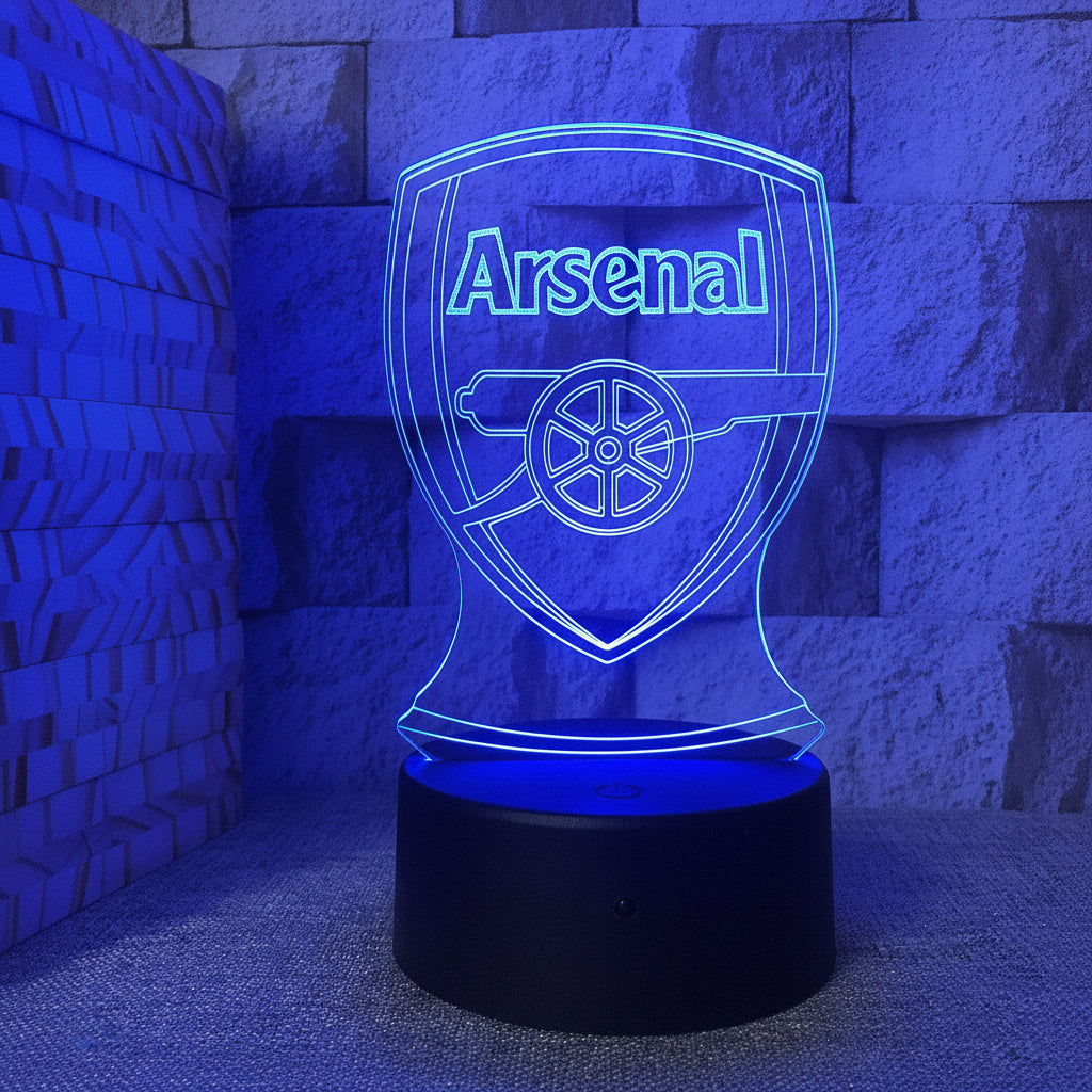 Fotboll 3D Illusion LED-Lampa - Nattlampa - Nattlampa Footballdinho