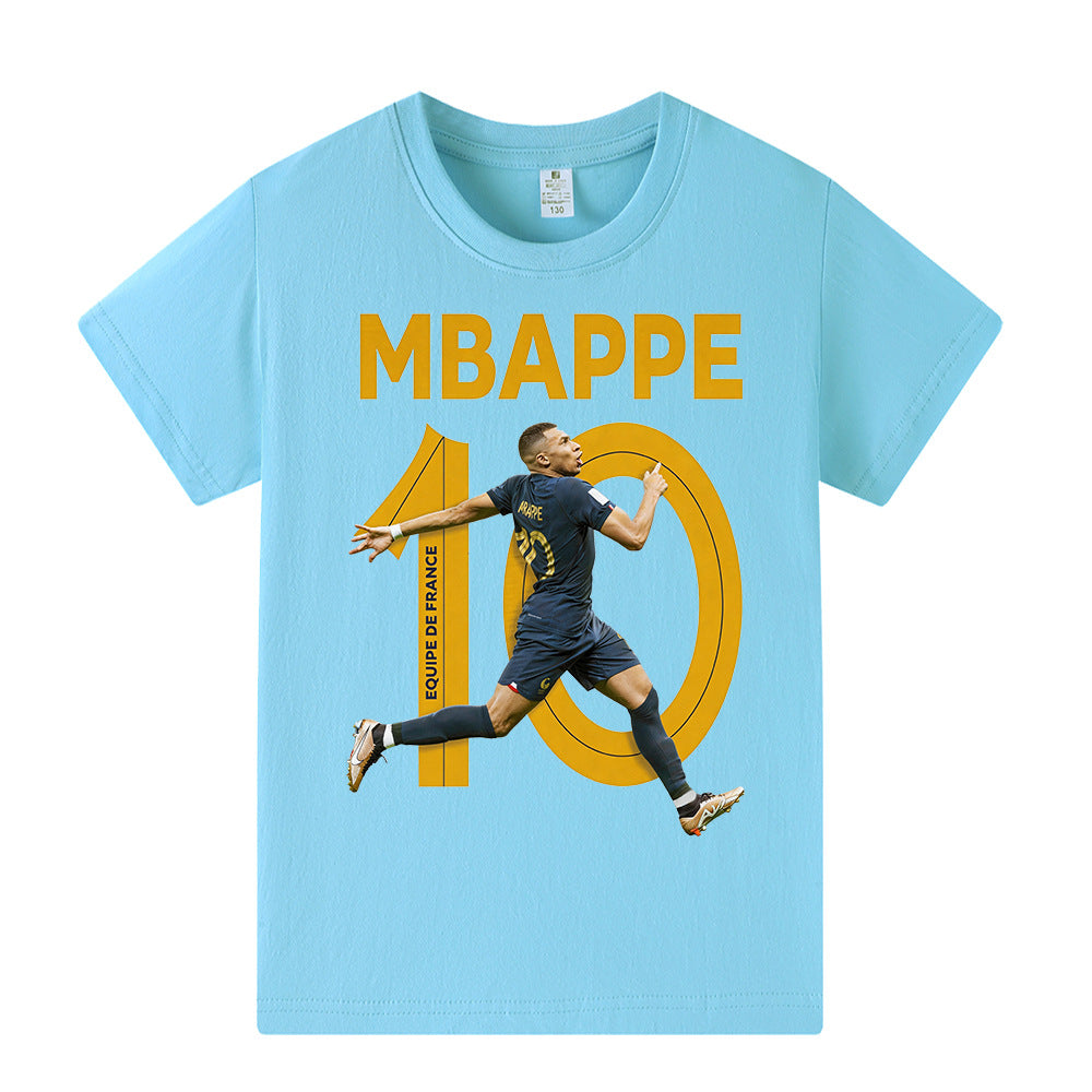 Mbappé Fotbolls T-shirt för Barn - Mbappe Footballdinho