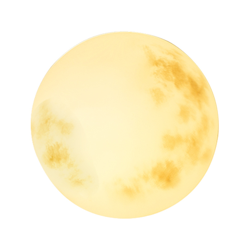 Rustik Måneformad Hängande Lampa Carvallo