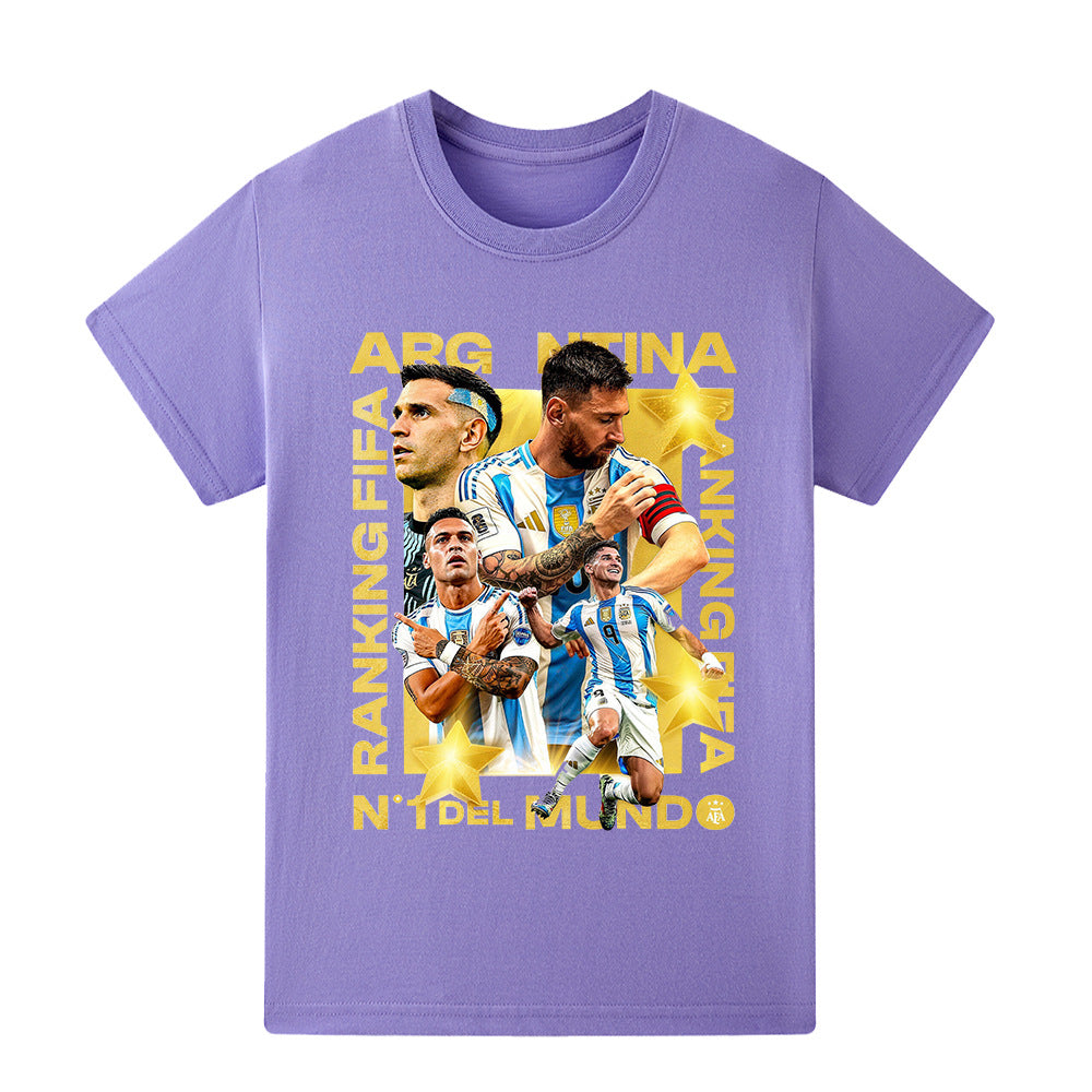Lionel Messi Fotbolls T-shirt för Barn - Sportig Footballdinho