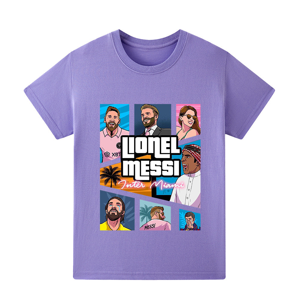 Messi Fotbolls T-shirt för Barn - Bekväm Footballdinho