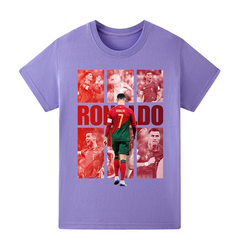 Ronaldo Fotbolls T-shirt för Barn - Portugal Footballdinho