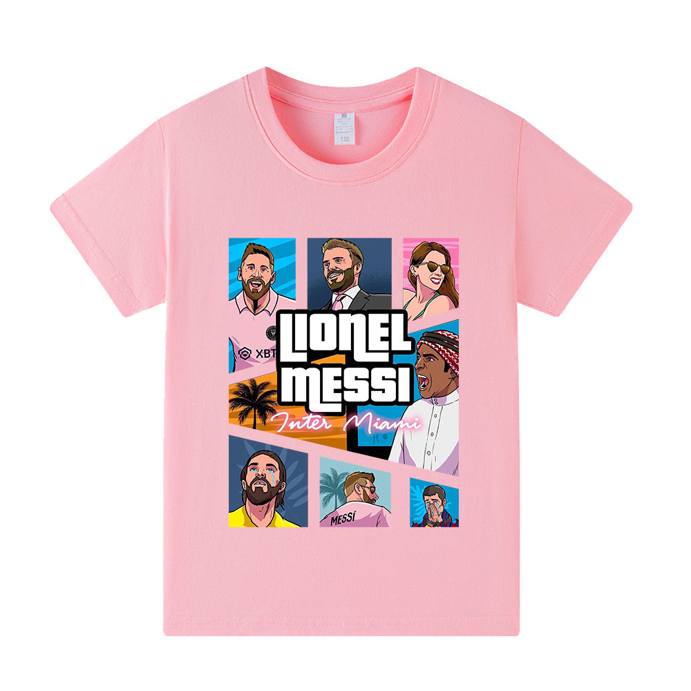 Messi Fotbolls T-shirt för Barn - Bekväm Footballdinho
