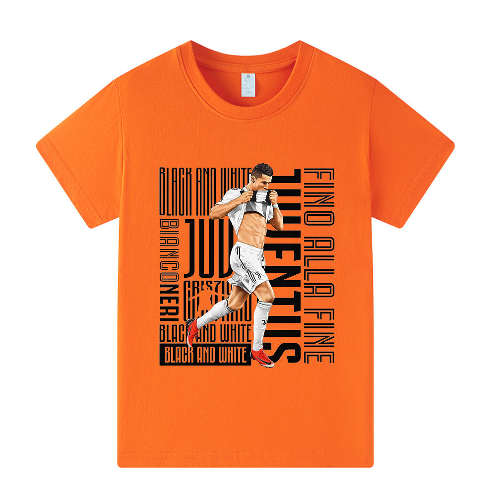 Ronaldo Fotbolls T-shirt för Barn - Juventus Footballdinho