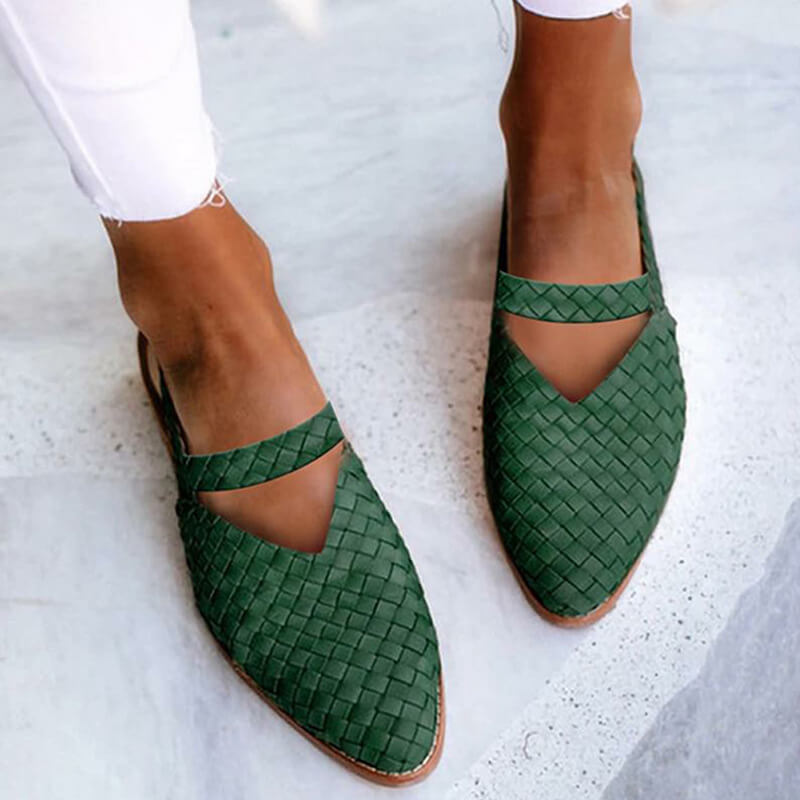 Den unika och bekväma sandalen-Shoes for Women-Hemnix-Grön-35-Hemnix