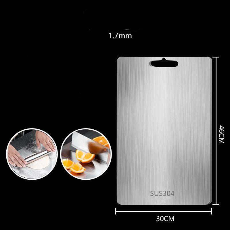 TitanPro – Högkvalitativ skärbräda i tyskt rostfritt stål 304 Carvallo