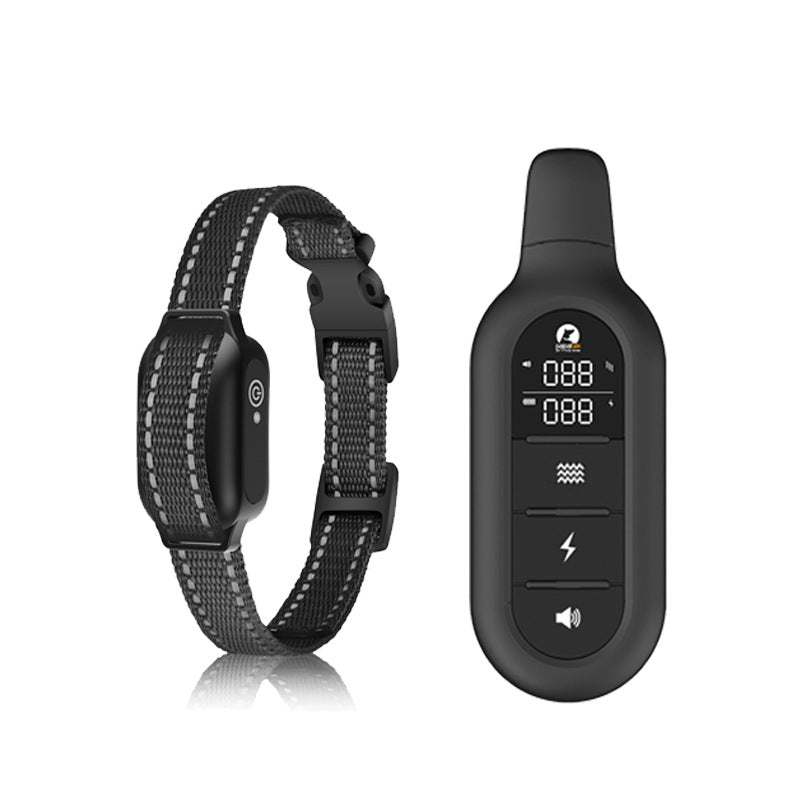 Fjärrstyrt hundträningshalsband – Vattentätt e-halsband med 16 stöt-, vibrations- och räckviddsnivåer på 1000 m MILA Sverige