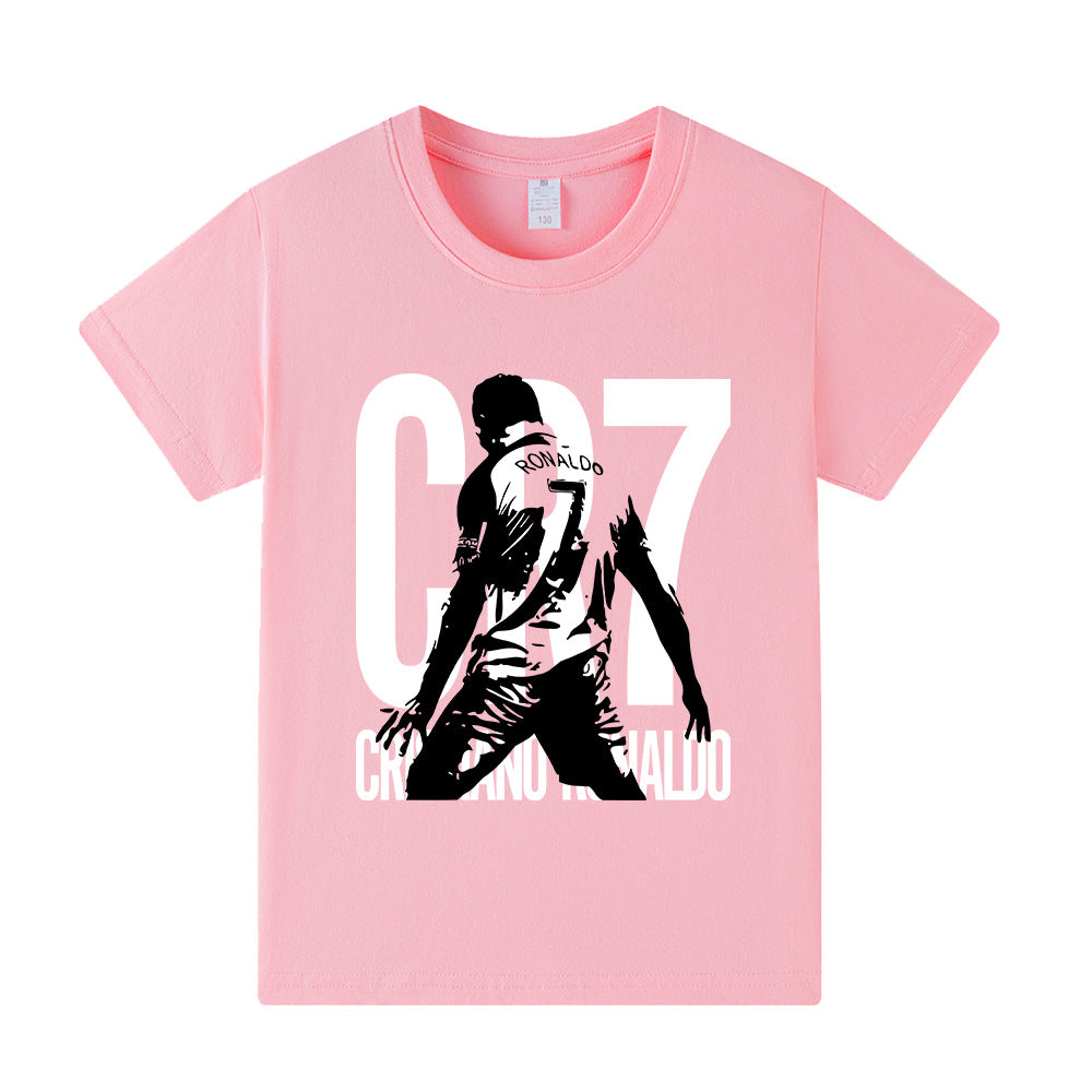 Cristiano Ronaldo Fotbolls T-shirt för Barn - Sportig Footballdinho