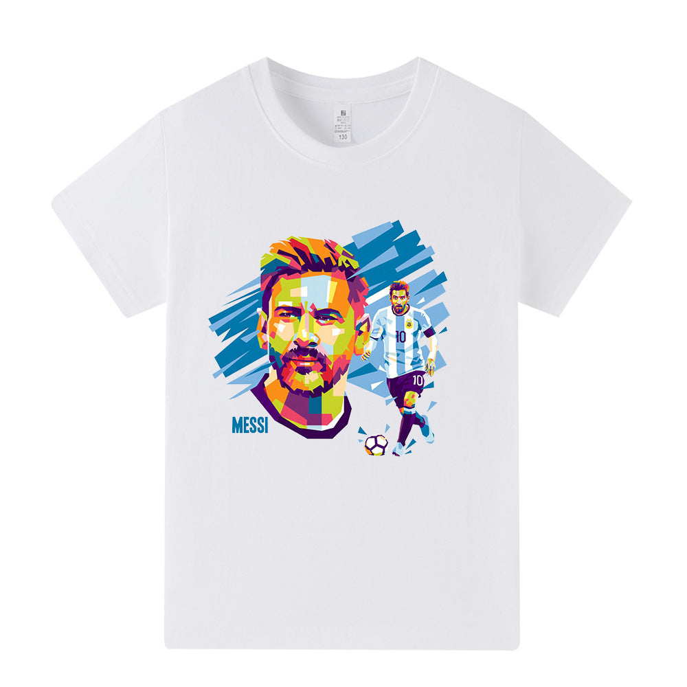 Lionel Messi Fotbolls T-shirt för Barn - Cool Design Footballdinho