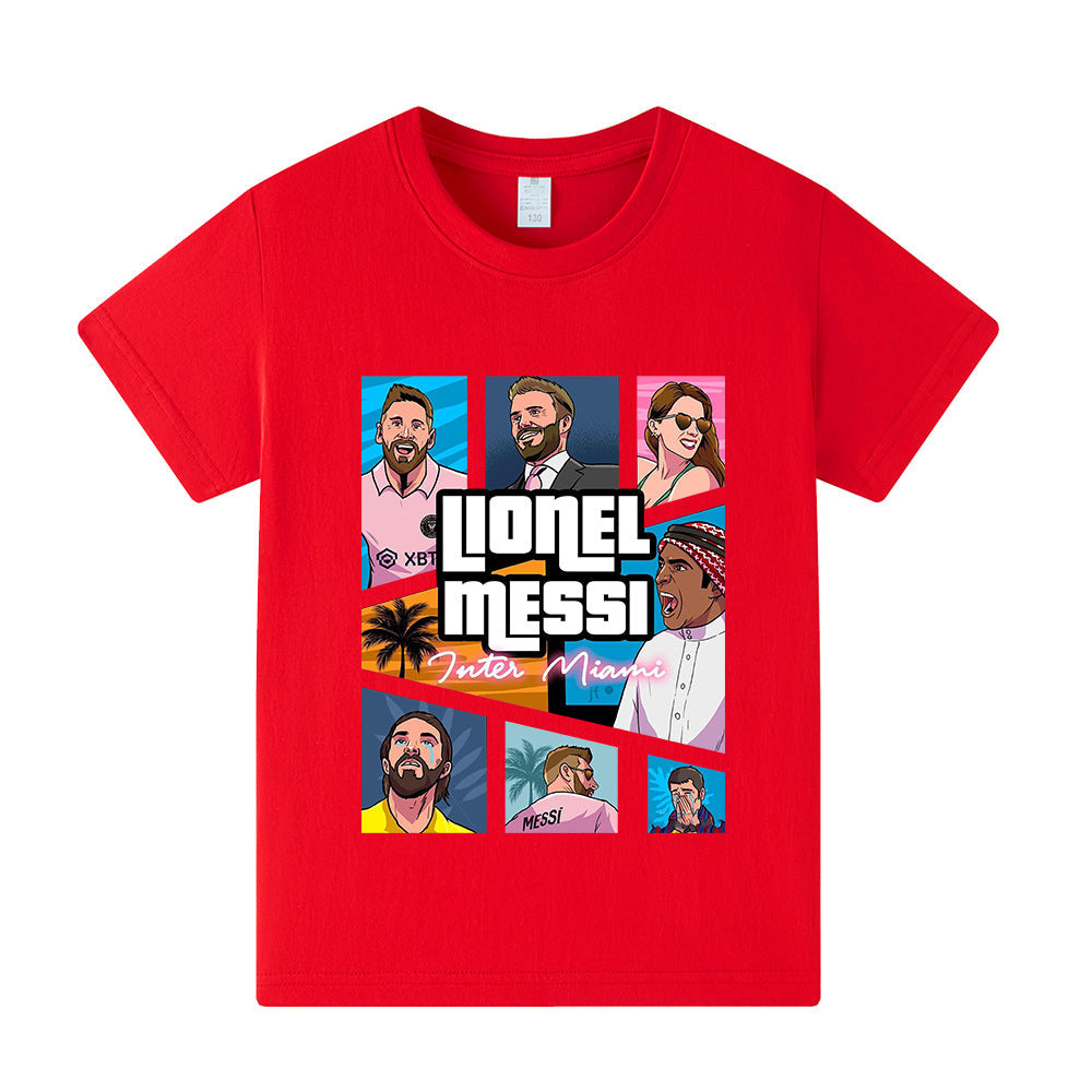 Messi Fotbolls T-shirt för Barn - Bekväm Footballdinho
